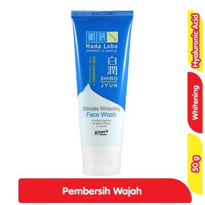 Hada Labo Shirojyun Brightening Face Wash – For Dull Skin with Arbutin & Hyaluronic Acid (50g)