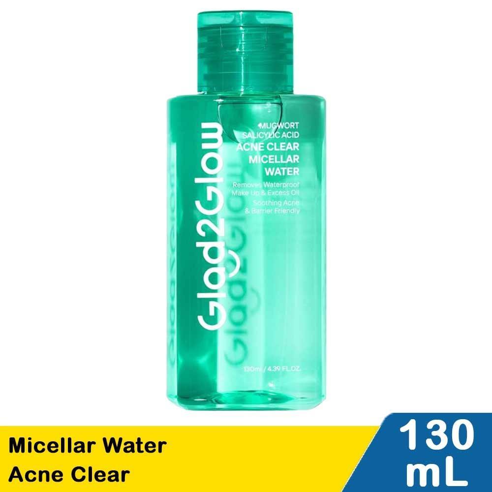 Glad2Glow Micellar Water | Gentle Cleanser & Makeup Remover for Glowing Skin