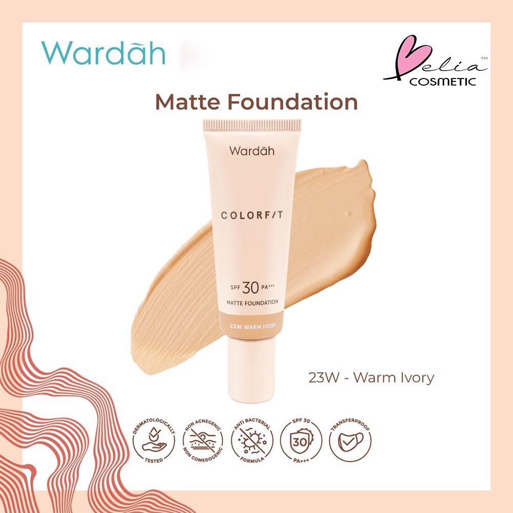 WARDAH Colorfit Makeup Set – Matte Foundation & Glow Cushion (Full/Refill)