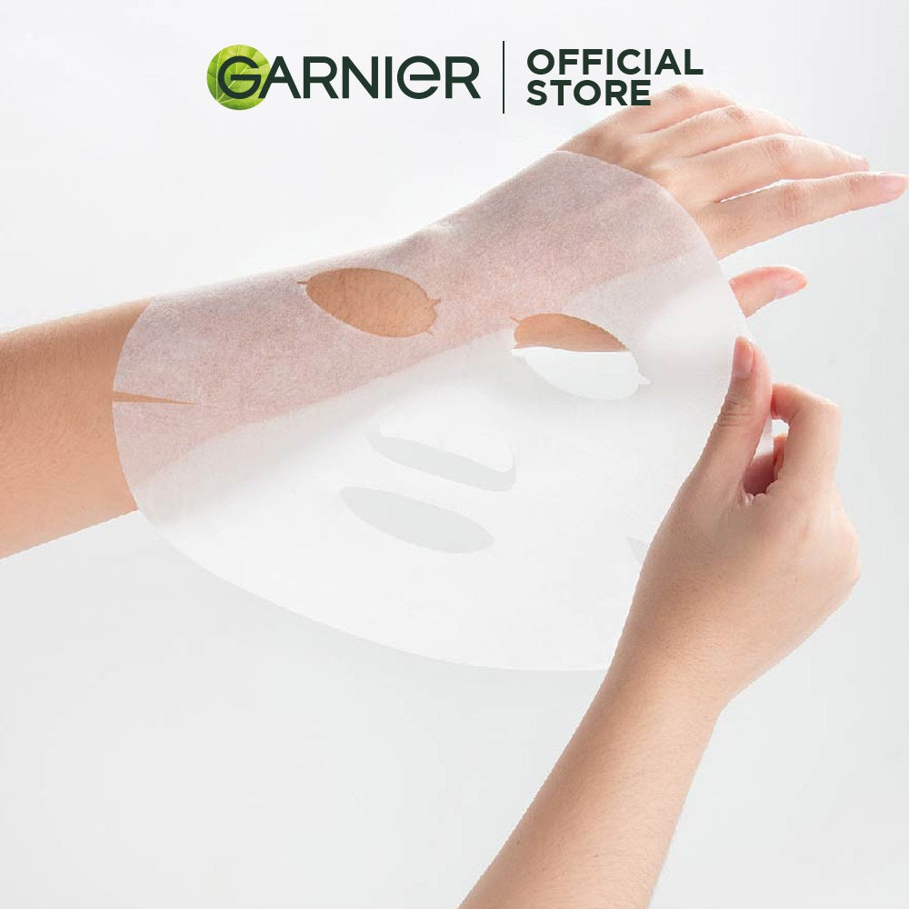 GARNIER Hyaluron Hydrating Skin Barrier Serum Masker Wajah Sakura Glow 10 Pcs Lebih Hemat skincare