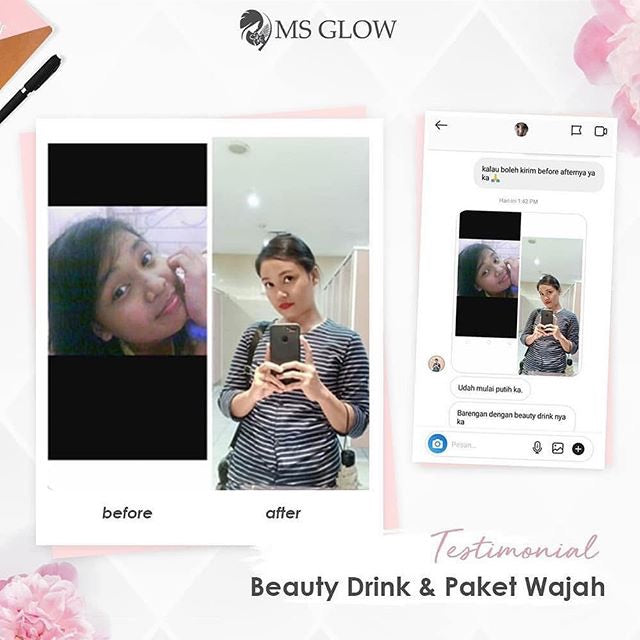MS glow Glass Skin Colagen drink new formula