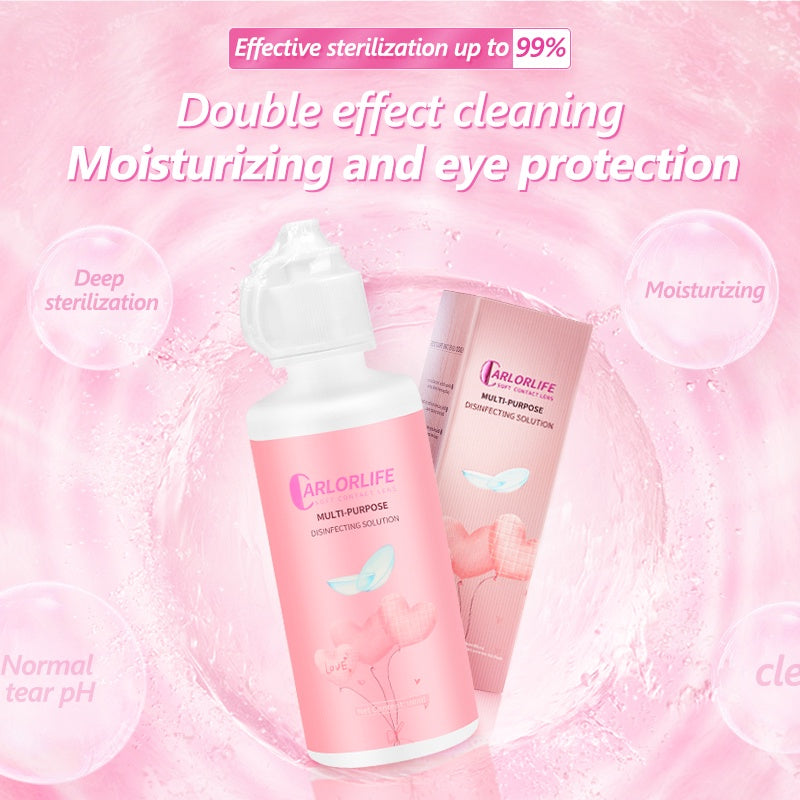 Eyeshare Lensa Kontak Cairan Softlens 60ml/120ml/360ml Larutan Pembersih Lensa Kontak