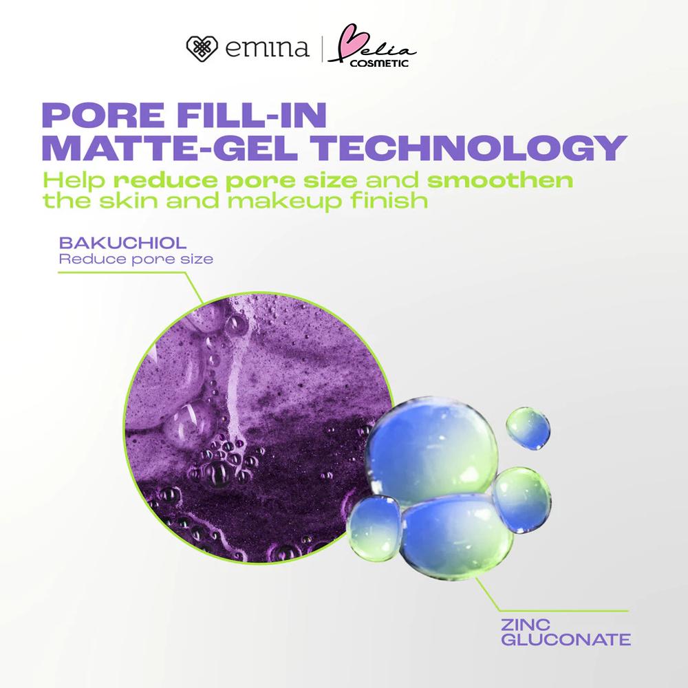 Emina Pore Ranger Primer & Blur Hydraglow Primer 20ml | Makeup Base Tahan Lama 8–12 Jam – Serba Ada