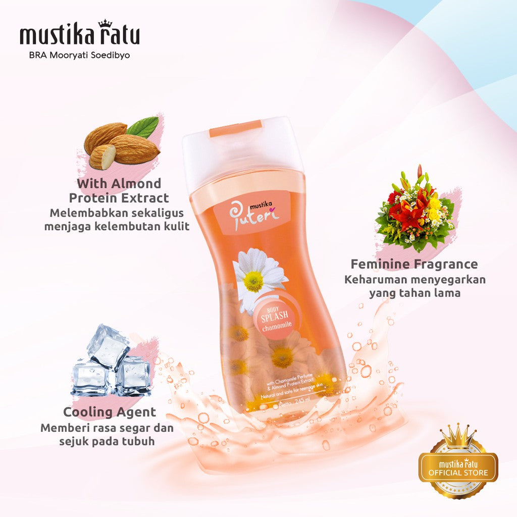 Mustika Puteri Body Splash Chamomile 245ml parfum cologne