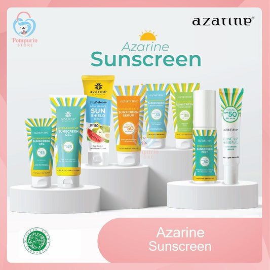 Azarine Sunscreen Series - Hydrasoothe Mist & HydraMax-C Serum SPF 50 PA+++ Moisturizer for Sun Protection