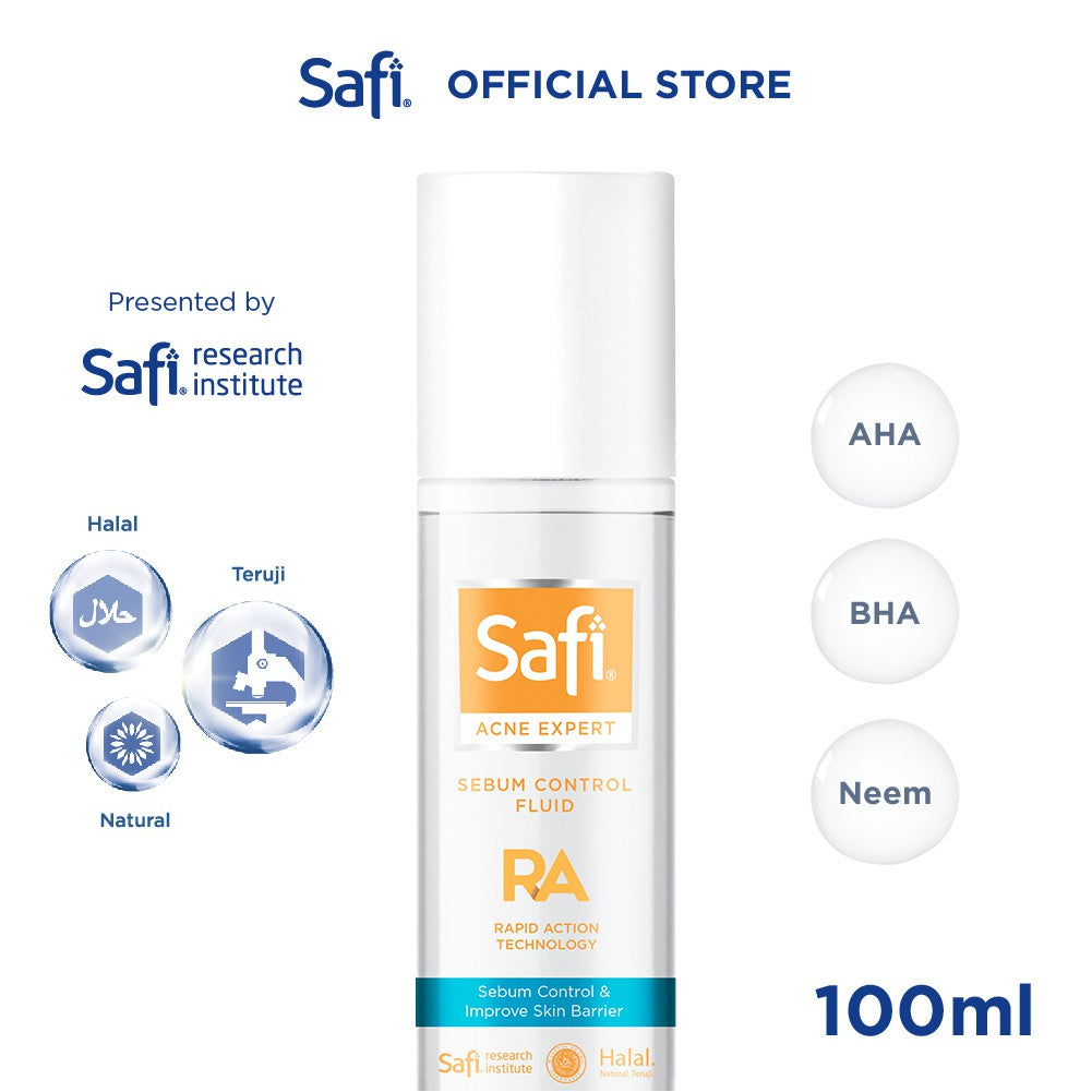 SAFI - Acne Expert - Sebum Control Fluid 100ml - Toner Jerawat