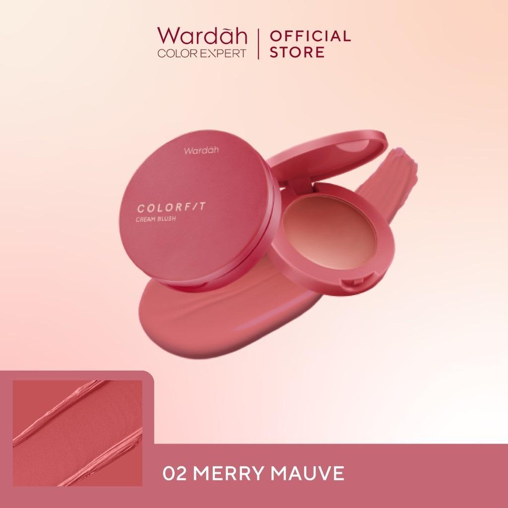 WARDAH Colorfit Cream Blush Make Up – Lightweight Creamy Liquid Blush for Natural Glow & Long-Lasting Flush