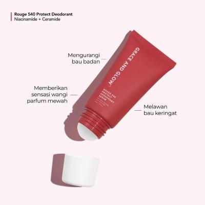 Grace and Glow Deodorant Serum Roll-On Rouge 540 – 50ml | Brightening & Smoothing Underarm Care with Luxury Perfume-Inspired Scent