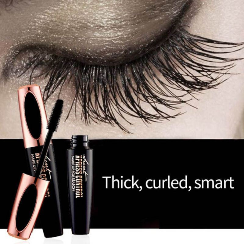 Makeup for Season Maskara Pemanjang Bulu Mata 4D Silk Fiber Maskara Anti Air Tahan Lama  Mascara Serat Sutra