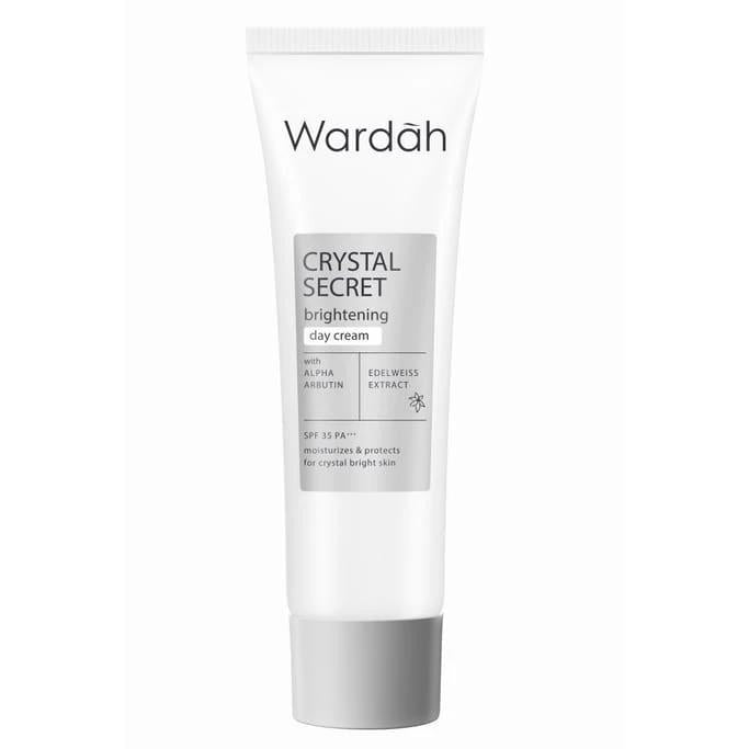 Wardah Crystal Secret Brightening Day Cream 15 ml - Moisturizing Morning Cream