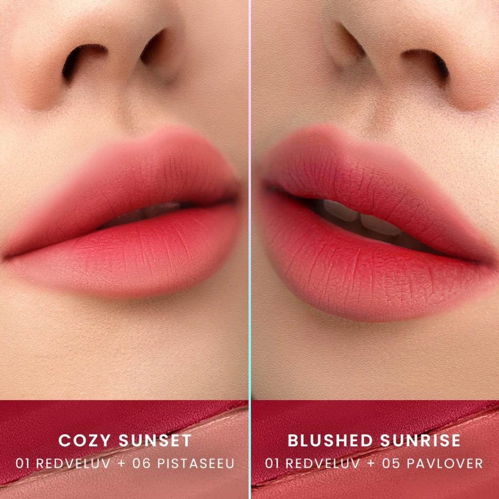 Hanasui Next Level Blurry Tint - Lip Tint Watery to Blur Lightweight Long Lasting Velvet Finish Powdery Tint Blurry Effect Stain Lasting Up to 8 H Color Lock+ Technology