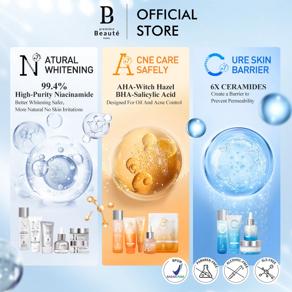 [CAMPAIGN] PREMIERE BEAUTE [Whitening 2pcs]Luminous White Skincare Series Skincare Package Set Brightening BPOM
