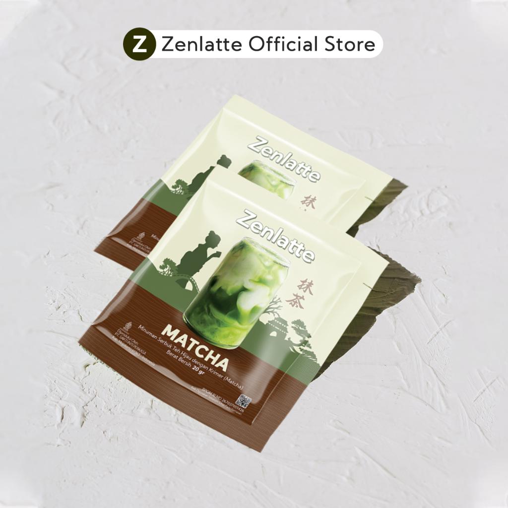 Zenlatte Matcha - Renceng/Pouch | Matcha Powder | Bubuk Matcha | Matcha Latte