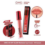 OMG Oh My Glam Matte Tahan Lama Kiss Lip Cream 3.5g Lip Cream Matte