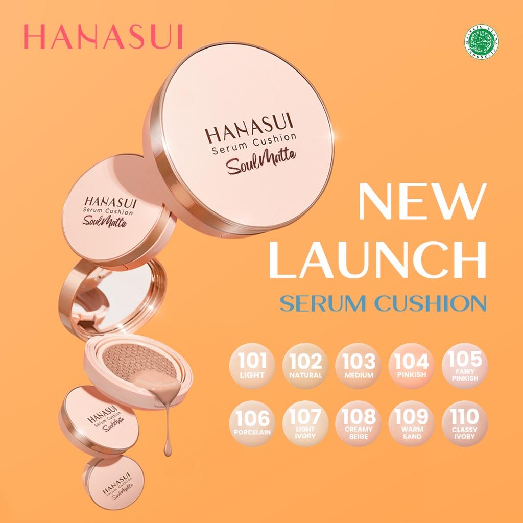 Hanasui SoulMatte Serum Cushion 15g - Perfect Coverage & Radiant Finish Makeup Product