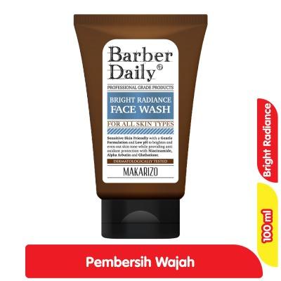 Barber Daily Bright Radiance Face Wash 100 ml – Deep Clean & Instant Glow for Men