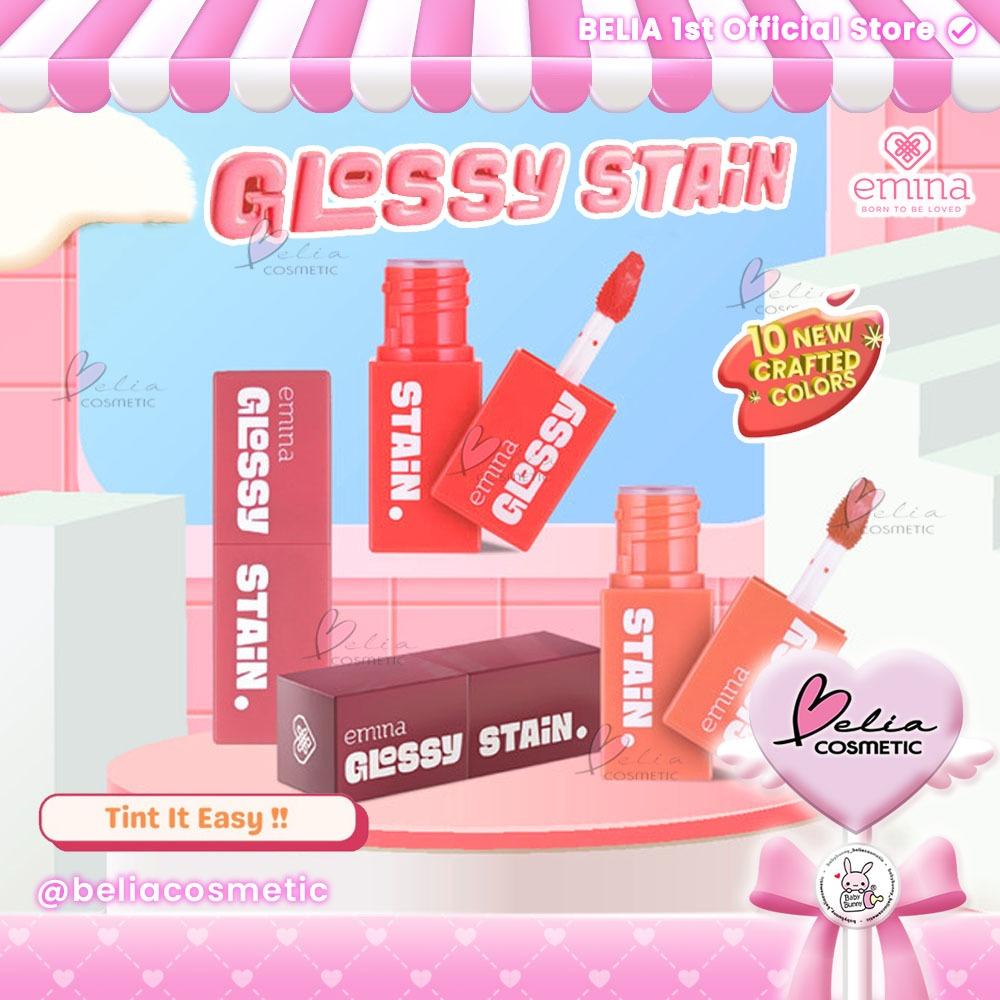 Emina Glossy Stain 3g – Lip Tint dengan Hasil Akhir Glossy & Ringan | Official by Serba Ada