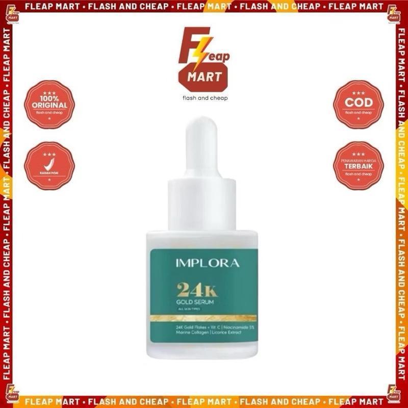 IMPLORA GleamGold 24K Radiance Serum – 20mL