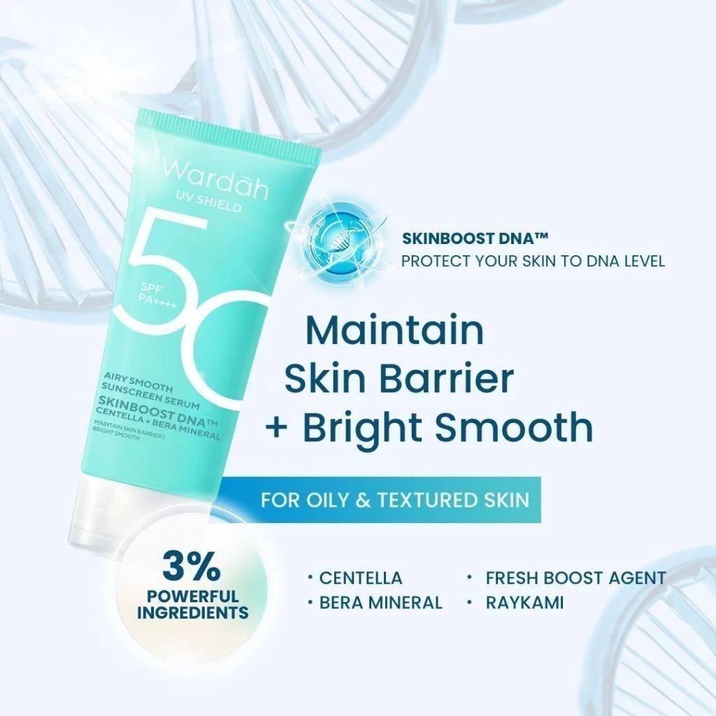 Wardah UV Shield Airy Smooth Sunscreen Serum SPF 50 PA++++