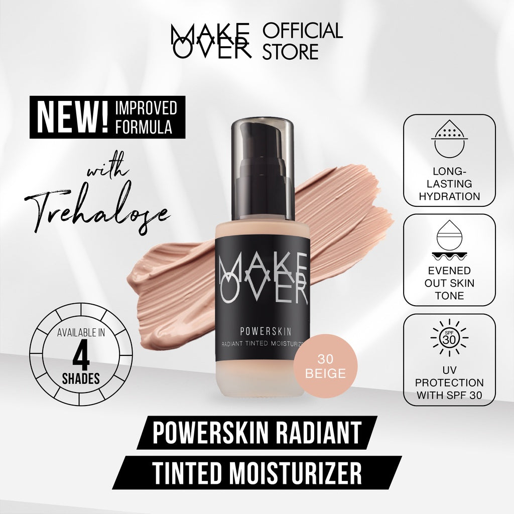 MAKE OVER Powerskin Radiant Tinted Moisturizer 40 ml - Face Moisturizer