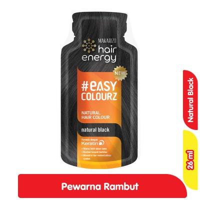 Makarizo Easy Colourz Natural Black Hair Dye 26ml | Quick, Safe & Ammonia-Free Coloring!