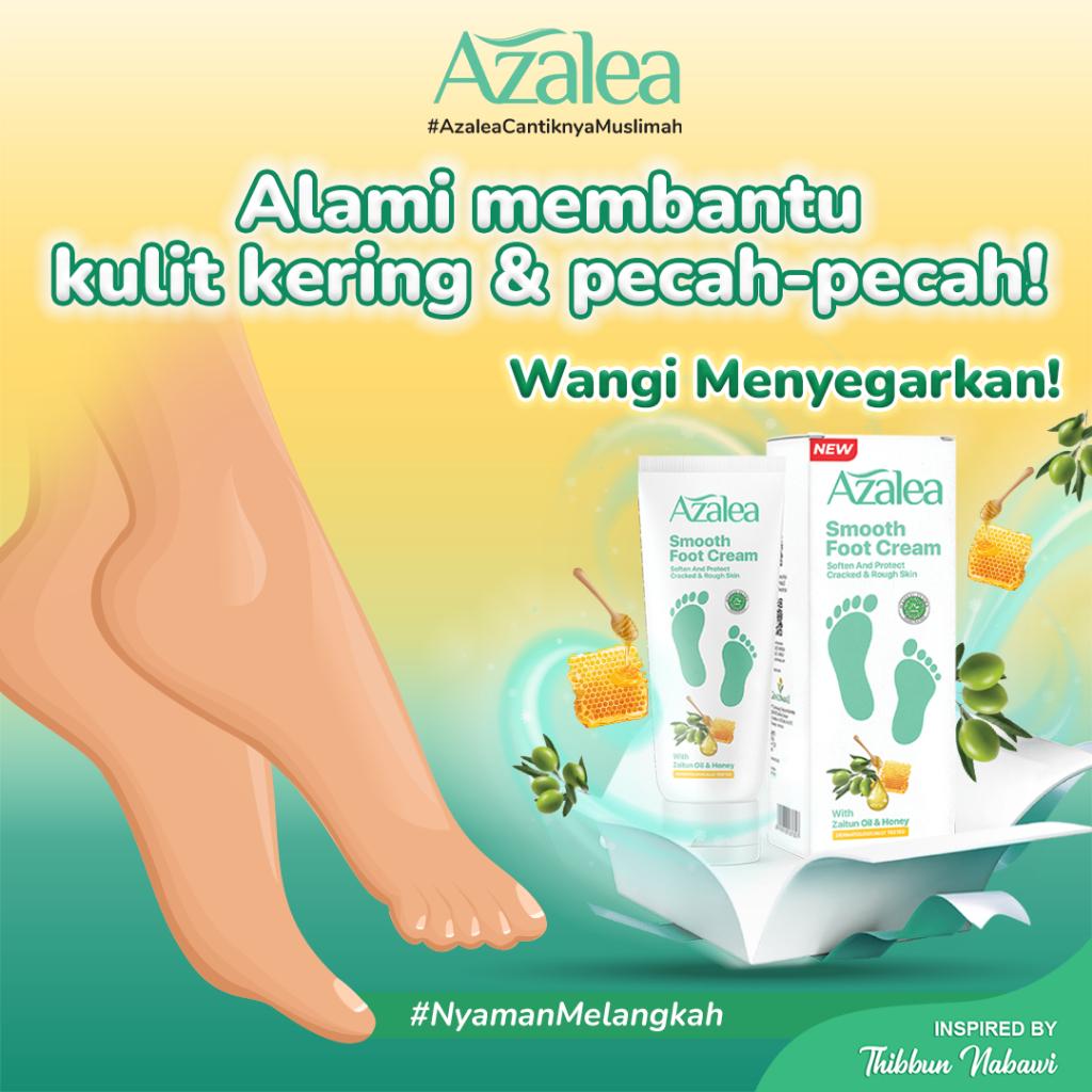 AZALEA Smooth Foot Cream 35g – Olive Oil & Honey Foot Softening Moisturizer