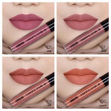 Implora Urban Lip Cream Matte Lip Velvet NEW - 100% Original Product by Implora Cosmetics - 6 Shades Available