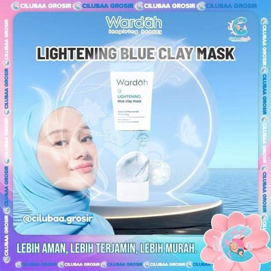 Wardah GlowMuse: Blue Radiance Clay Mask (50g)