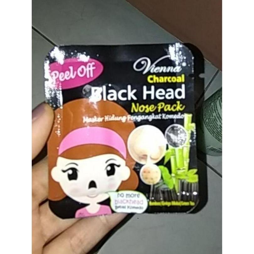 Vienna Charcoal Nose Pack 10ml – Peel Away Blackheads for a Clearer, Smoother Nose