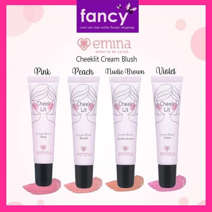 Emina Cheek Lit Cream Blush 10 ml - Blush On Cream Tahan Lama