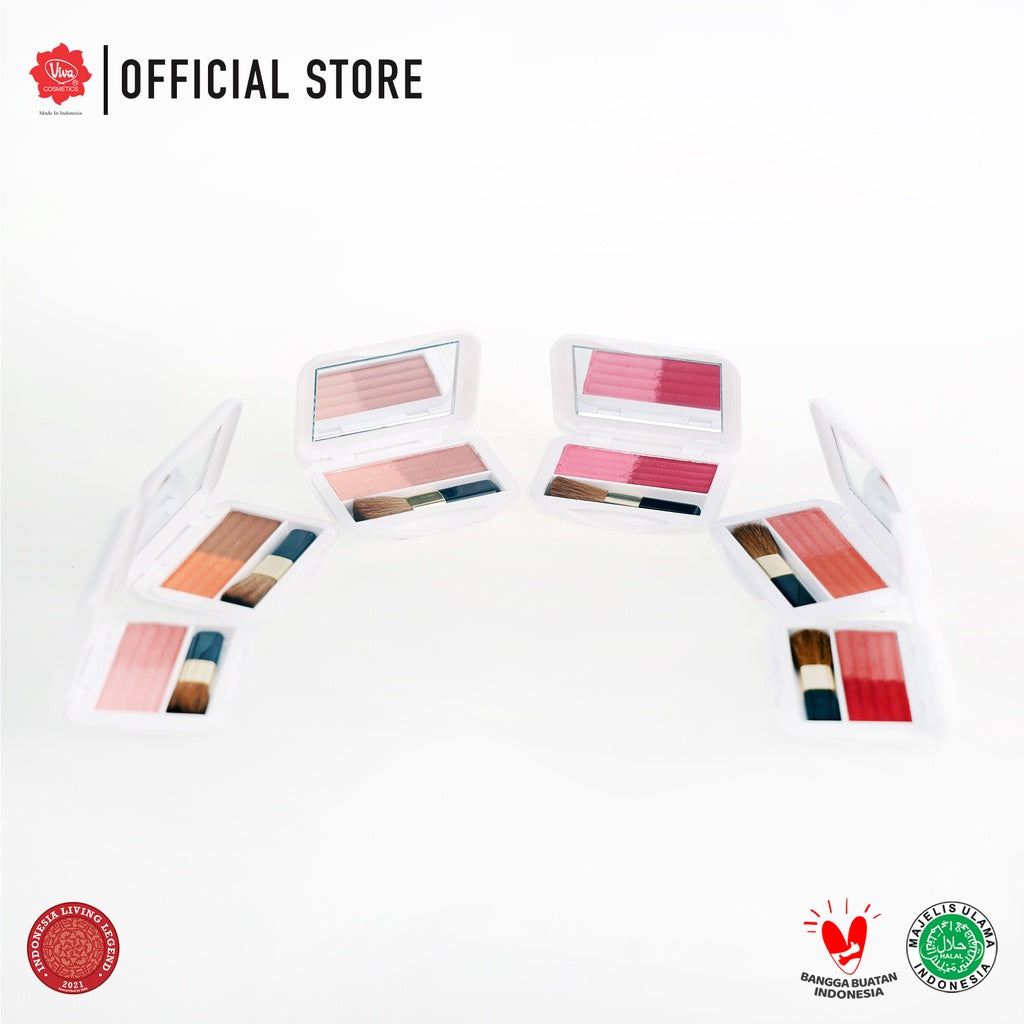 Red-A Blush On Duo - tersedia 6 kombinasi warna