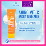 Emina Sun Battle SPF 35 PA+++ 50ml Bright Glow Sunscreen UV Protection