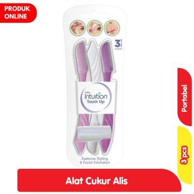 Schick Intuition Touch-Up Eyebrow Razor – 3 Pcs | Precision Face Shaver | Smooth & Gentle Trimming | Compact & Safe for Sensitive Skin