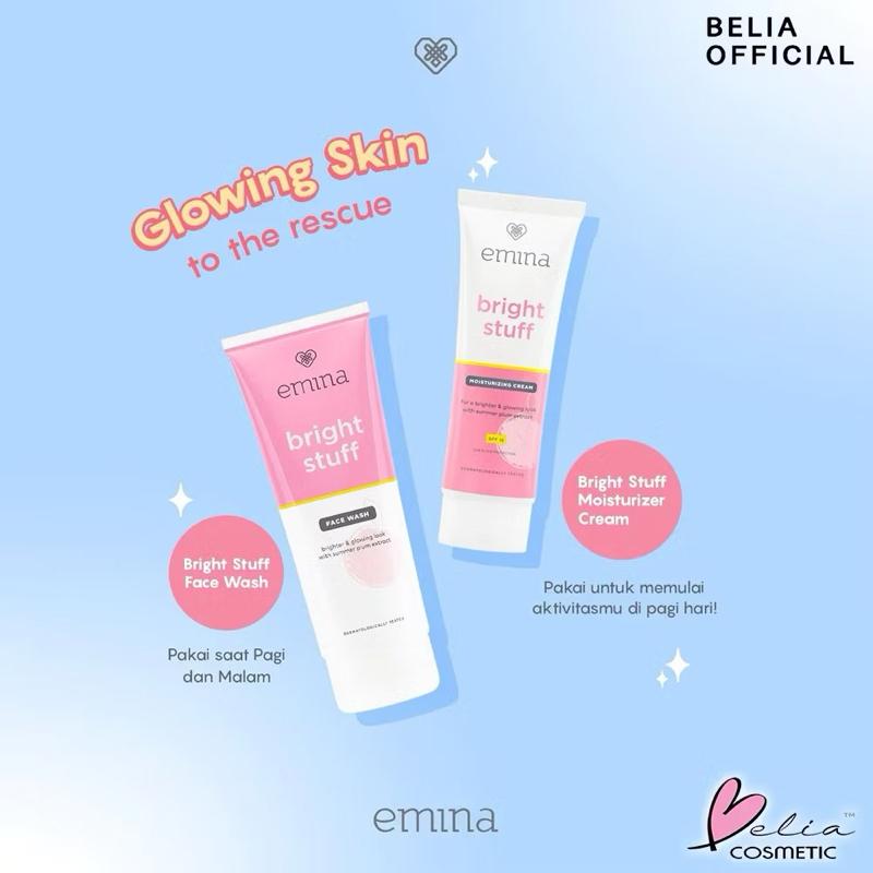 "Glow & Go Boss Bundle” — Emina Bright Stuff + Sunscreen + FREE Labubu!