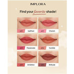 Implora Day To Day Lite Matte Lip Cream Velvet-Matte Finish