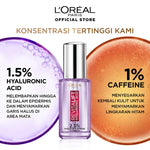 BARU! L'Oreal Paris Triple Roller 2.5% Hyaluron + Caffein Eye Serum Skincare - 20ml (Eye Serum dengan Instant Cooling Effect untuk menyamarkan garis halus dalam 2 minggu)
