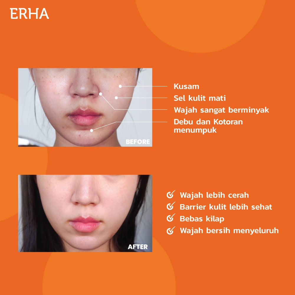 Exfoliating Cleansing Scrub with BHA, Pro Vit. B5 & Niacinamide 60g - Sabun Wajah Berminyak