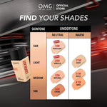 OMG Coverlast Liquid FOUNDATION Alas Bedak Oh My Glam