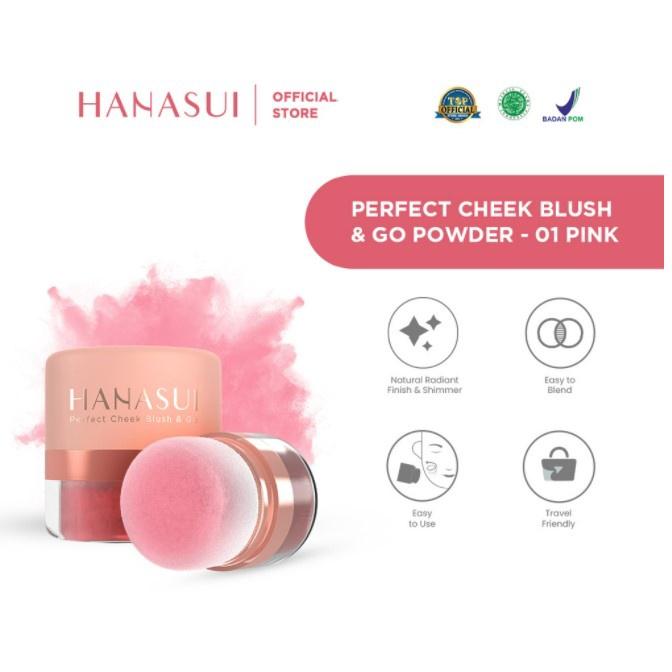 Hanasui Perfect Cheek Blush & Go Powder (Blush On)