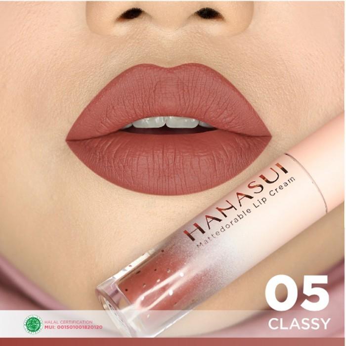 Hanasui Mattedorable Lip Cream Moisturizing Lip & Cheek (Perona Bibir dan Pipi) / BOBA / MATCHA LATTE