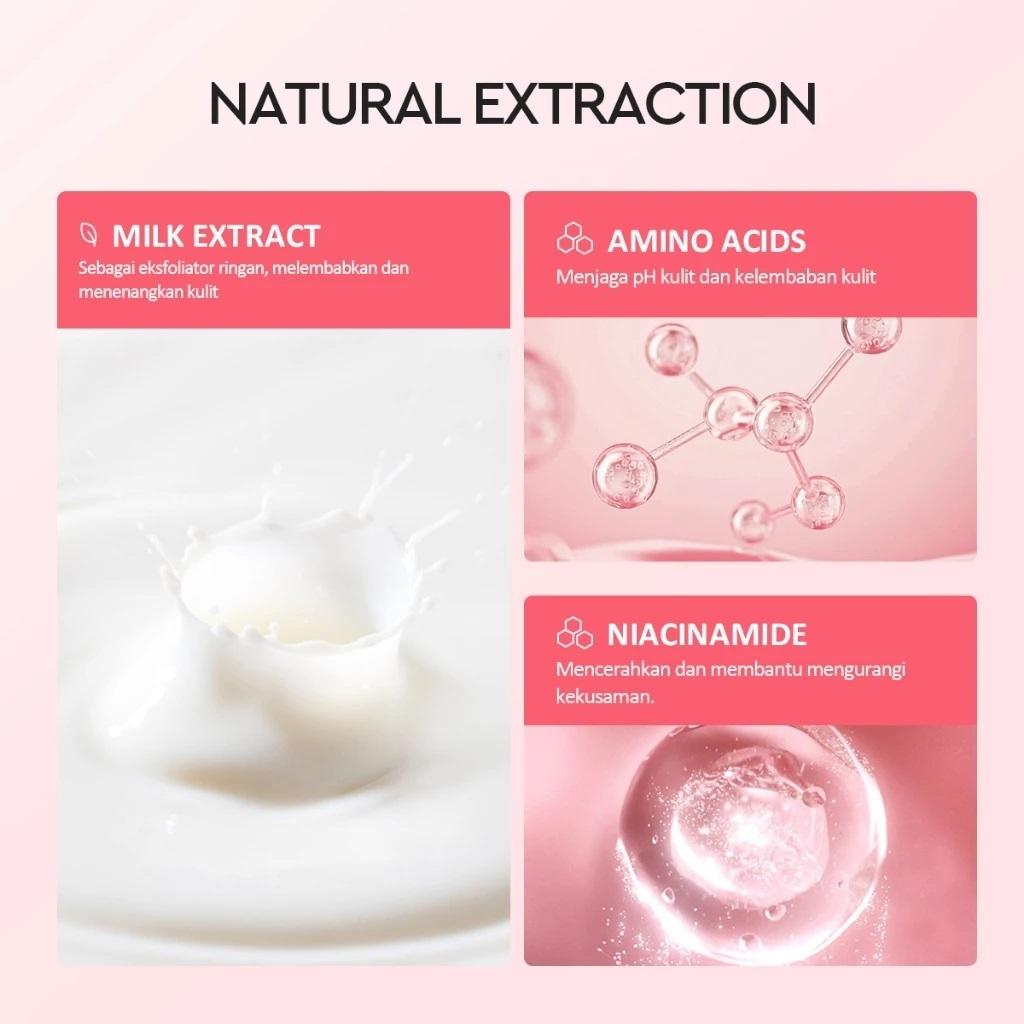 Glad2Glow Cleanser Series Milk Amino Acid Gentle Cleanser for Brightening Blueberry Ceramide Low pH Gel Cleanser for Barrier Care