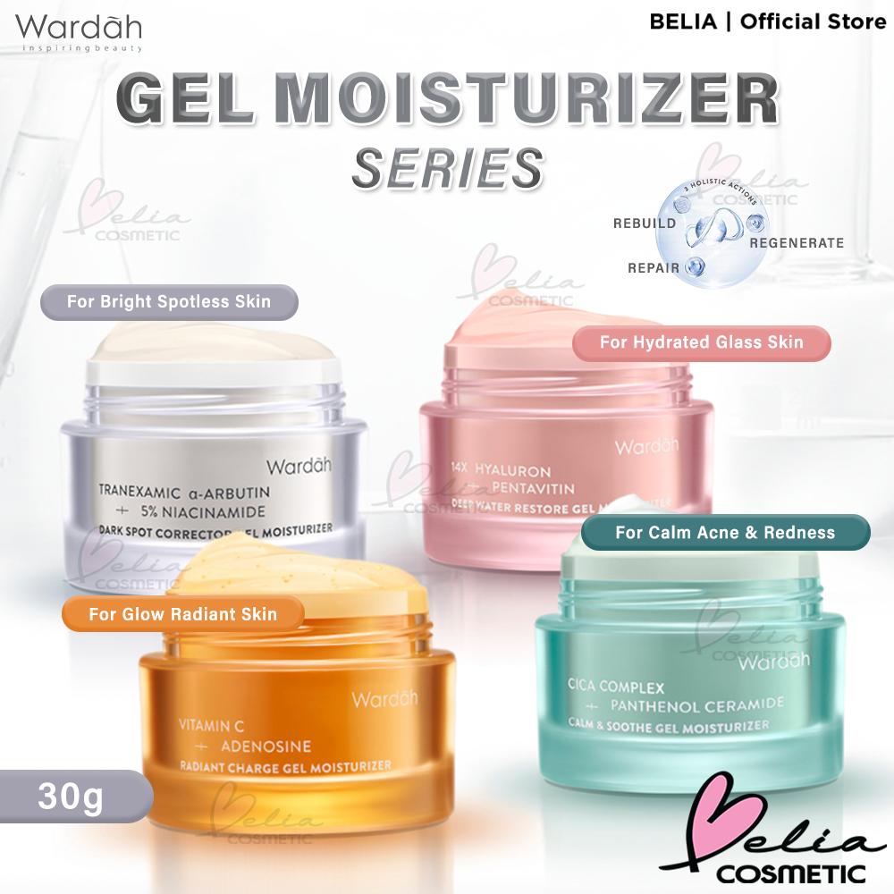 Serba Ada! WARDAH Gel Moisturizer 30g – Vitamin C, Cica, 14X Hyaluron, Tranexamic & a-Arbutin