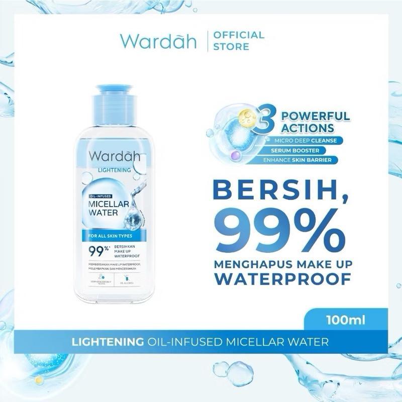 Wardah GlowClean Micellar Duo – Oil-Infused Brightening Cleanser (55mL & 105mL)