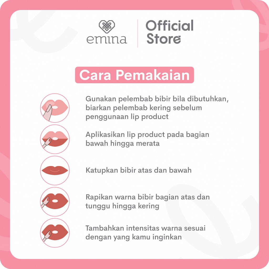 Emina Poppin’ Matte 4.5 g - Lip Cream Matte Ringan, Long-lasting, Tidak Lengket