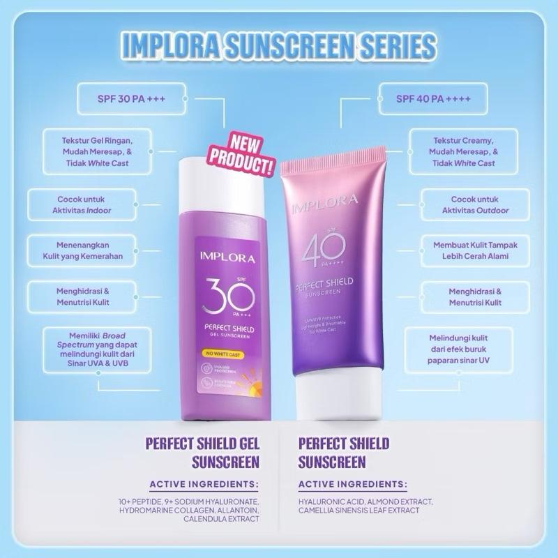 Implora GlowGuard Sunscreen - Hyaluronic Hydration Shield SPF+”