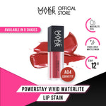 MAKE OVER Powerstay Vivid Waterlite Lip Stain - Liptint tahan lama ringan watery base ombre nude