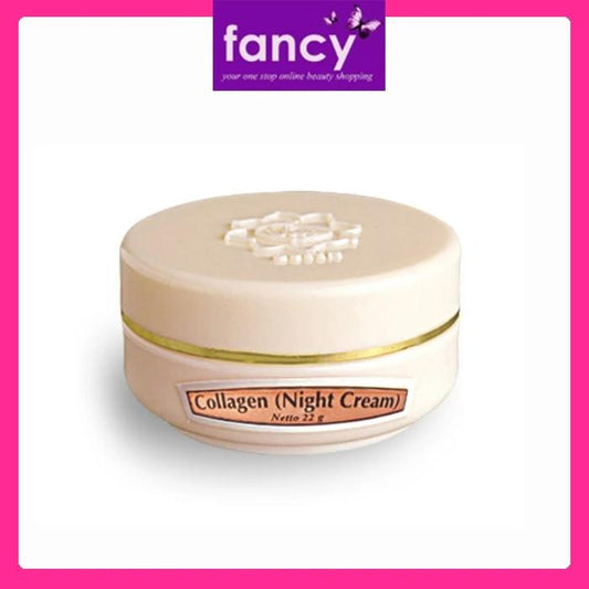 Viva Collagen Night Cream 22g - Enriched with Collagen Vitamin A & F for Enhanced Skin Elasticity and Cell Renewal