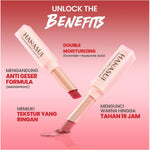 Hanasui Mattedorable Lipstick | Anti Geser Formula Smudgeproof Transferproof Long Lasting Matte