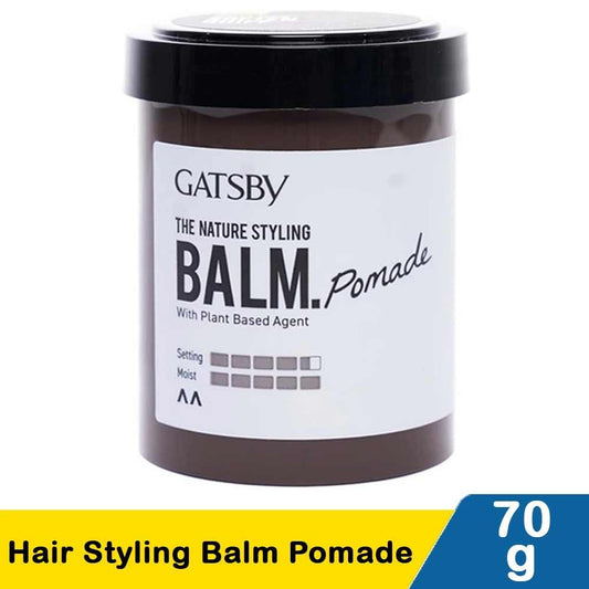 Gatsby Hair Styling Balm Pot 70g – Natural Texture, Light Hold & Effortless Matte Finish