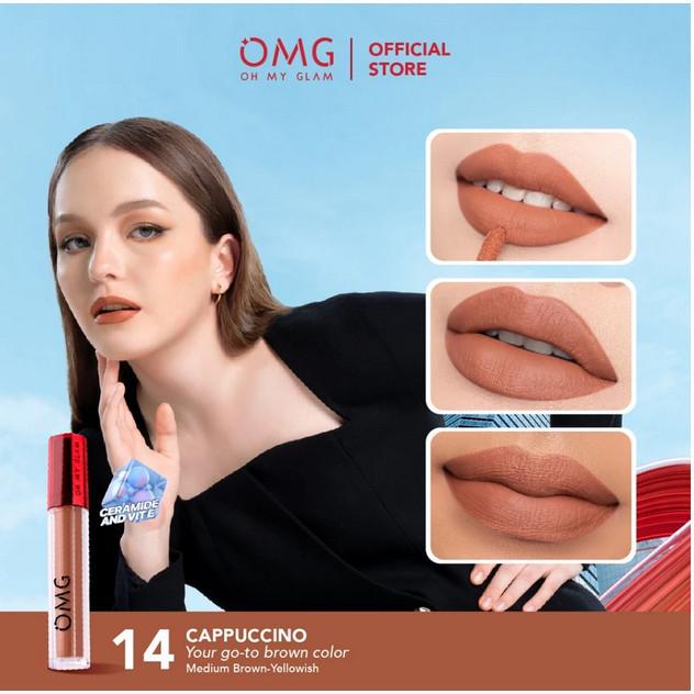 OMG Oh My Glam Matte Tahan Lama Kiss Lip Cream 3.5g Lip Cream Matte